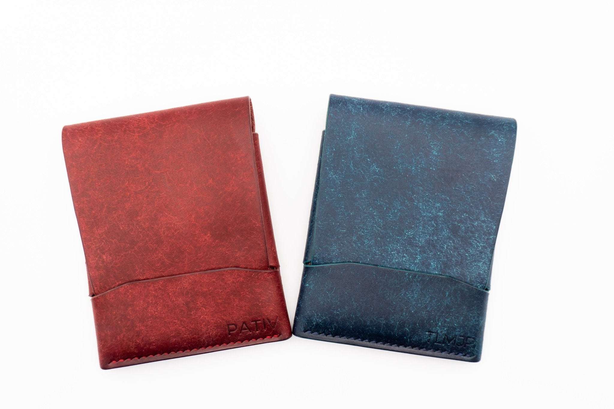 The McClendon: Minimal Flap Style Leather Card Holder