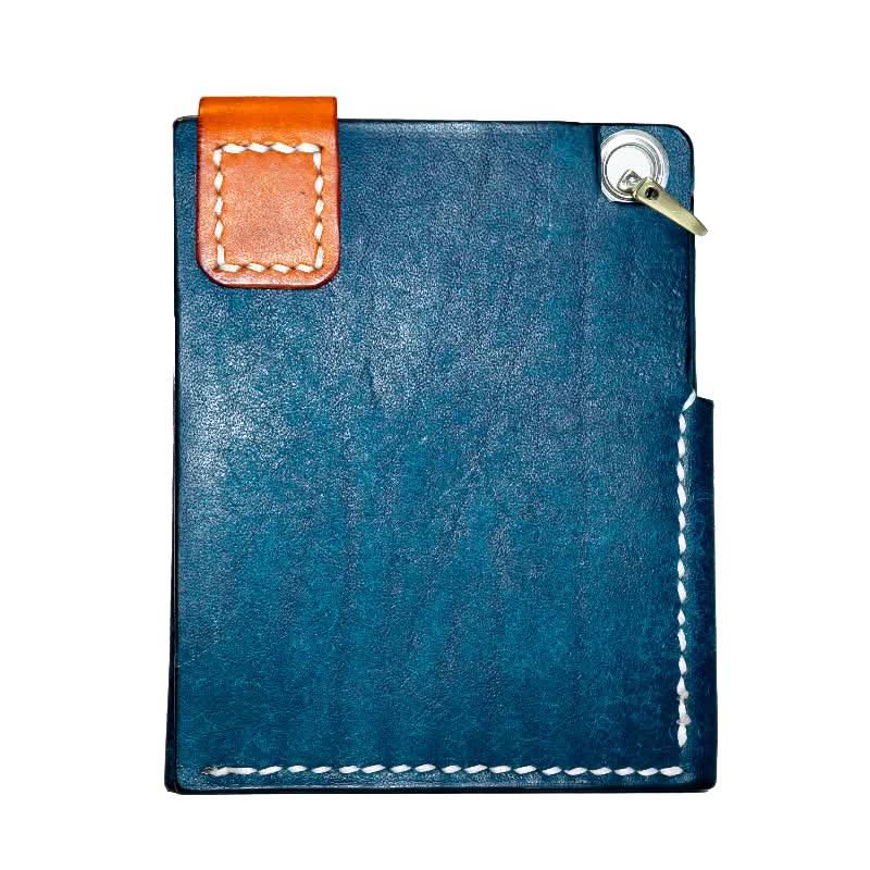 The 6.25: Minimalist Leather Card Holder in Vintage Military Design