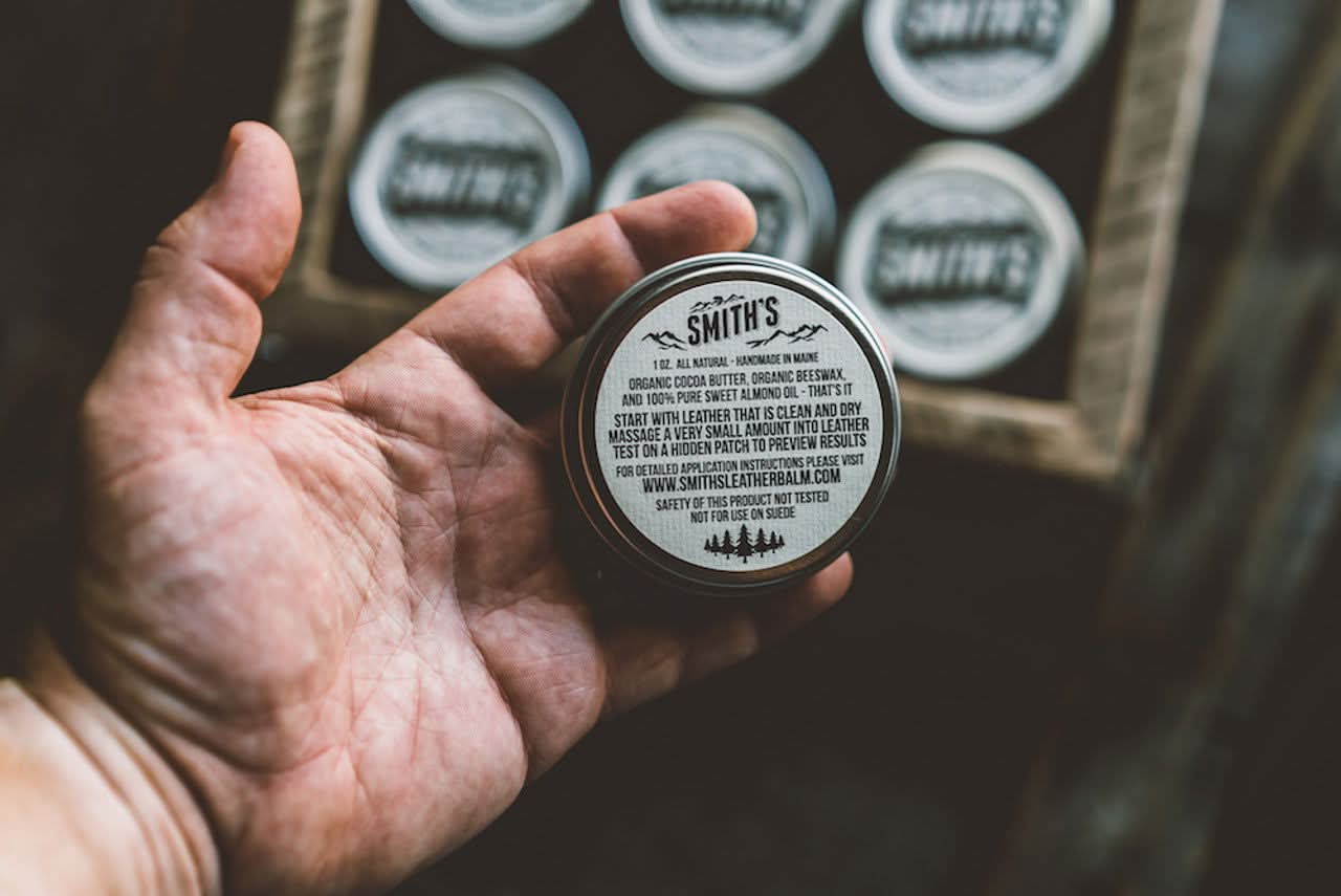 Smith's Leather Balm 1 Oz Tin with All Natural Ingredients