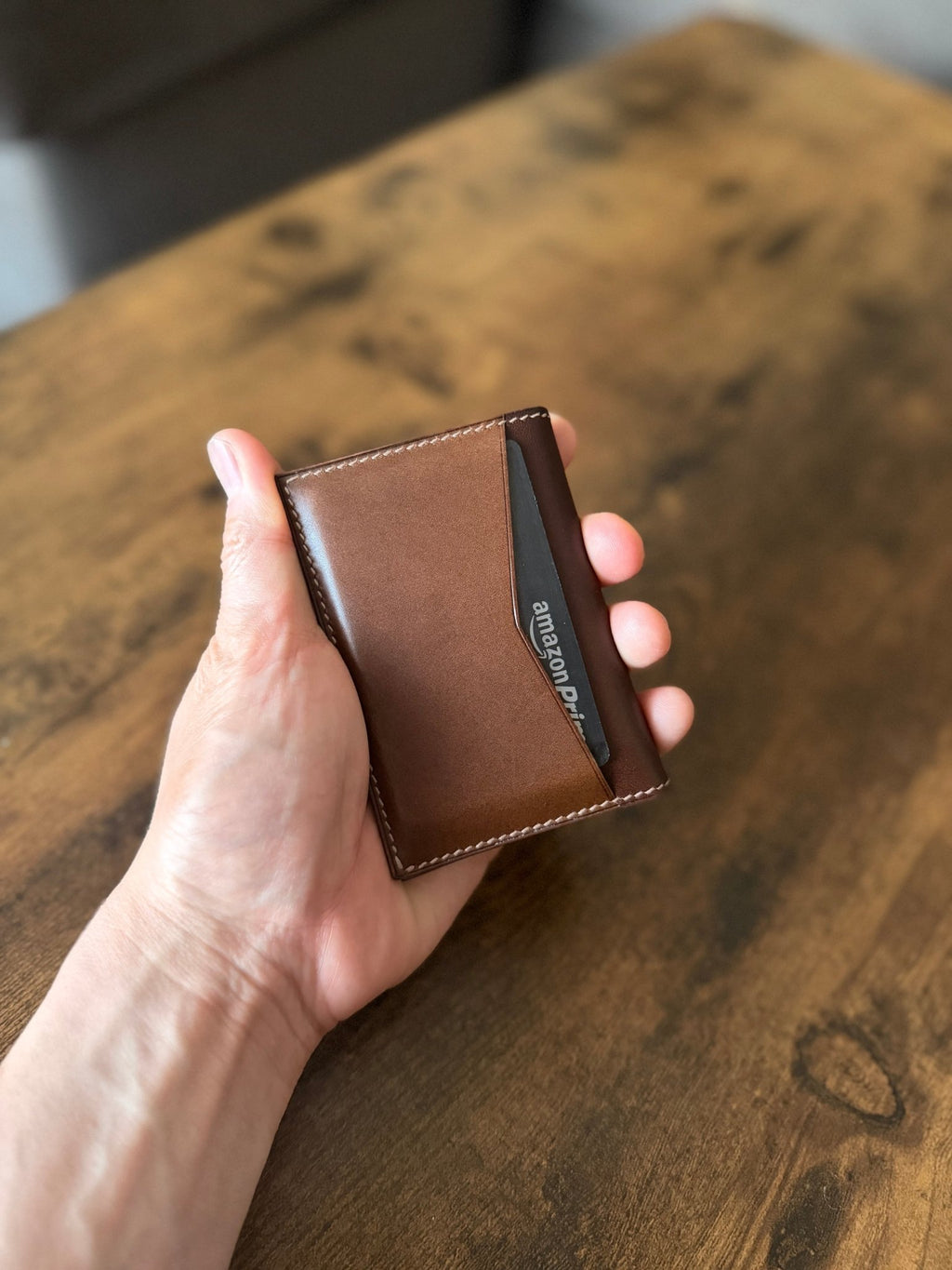 The Emrys: Slim Minimal Refined Leather Bifold Wallet - Atelier Evighet - Wallet