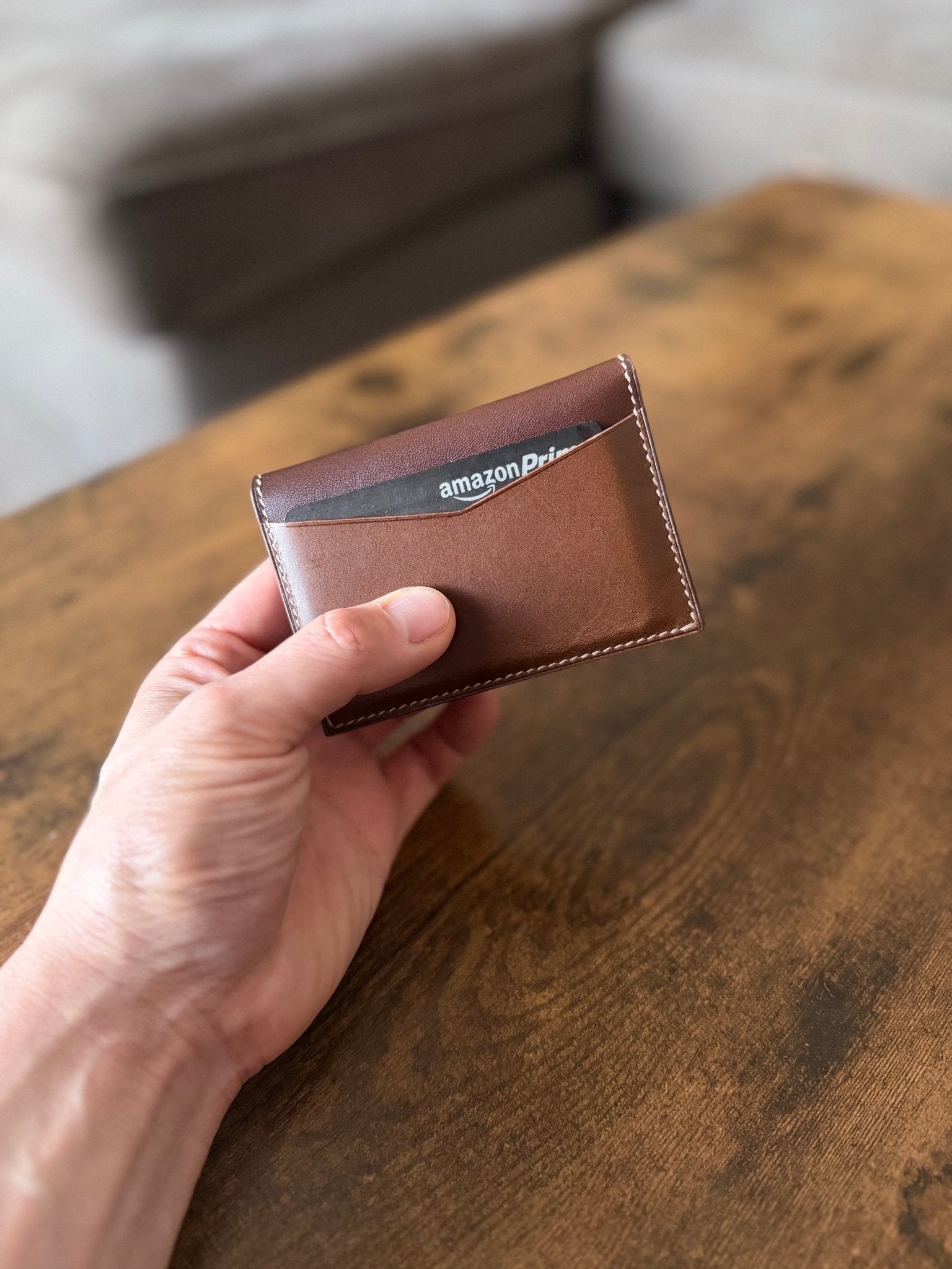 The Emrys: Slim Minimal Refined Leather Bifold Wallet - Atelier Evighet - Wallet