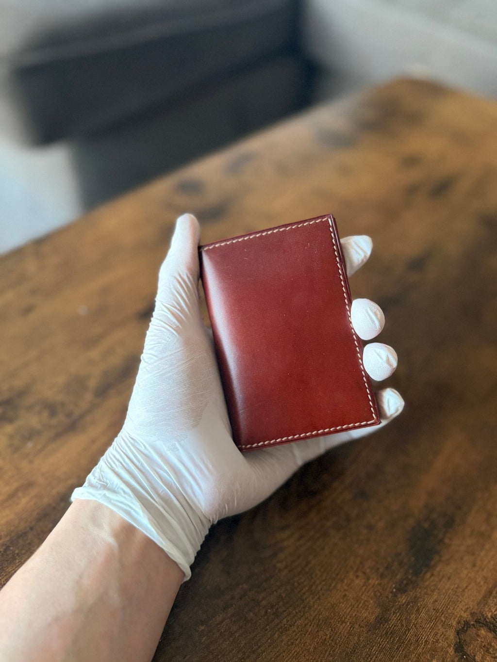 The Emrys: Slim Minimal Refined Leather Bifold Wallet - Atelier Evighet - Wallet