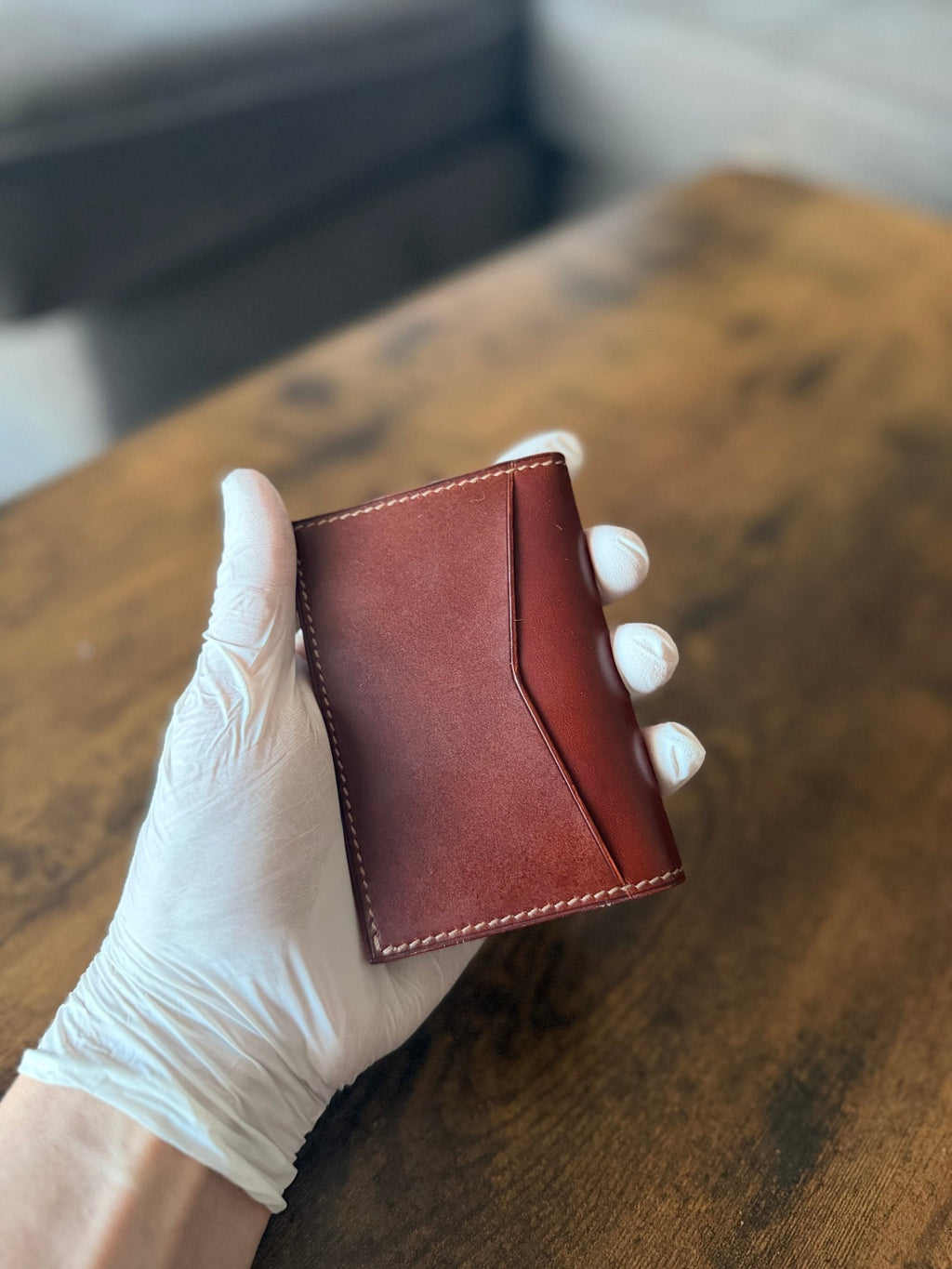 The Emrys: Slim Minimal Refined Leather Bifold Wallet - Atelier Evighet - Wallet