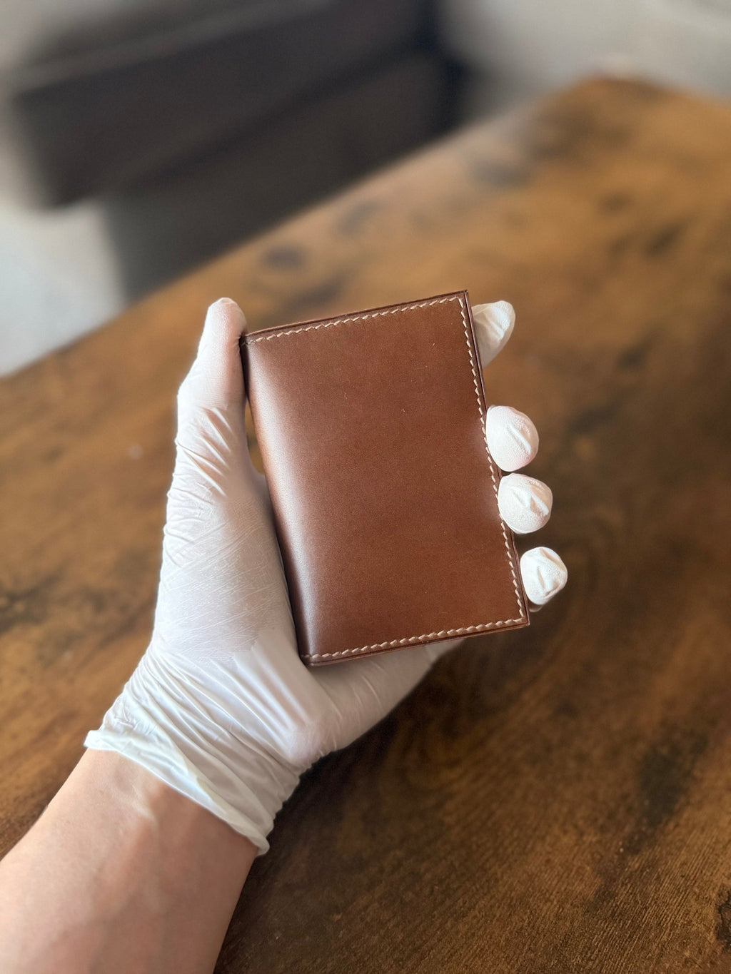 The Emrys: Slim Minimal Refined Leather Bifold Wallet - Atelier Evighet - Wallet