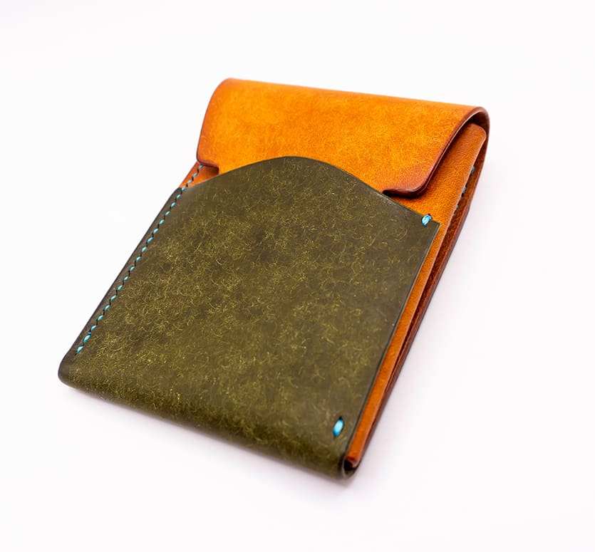 The Essential: Minimally Perfect EDC Leather Card Holder Front Side