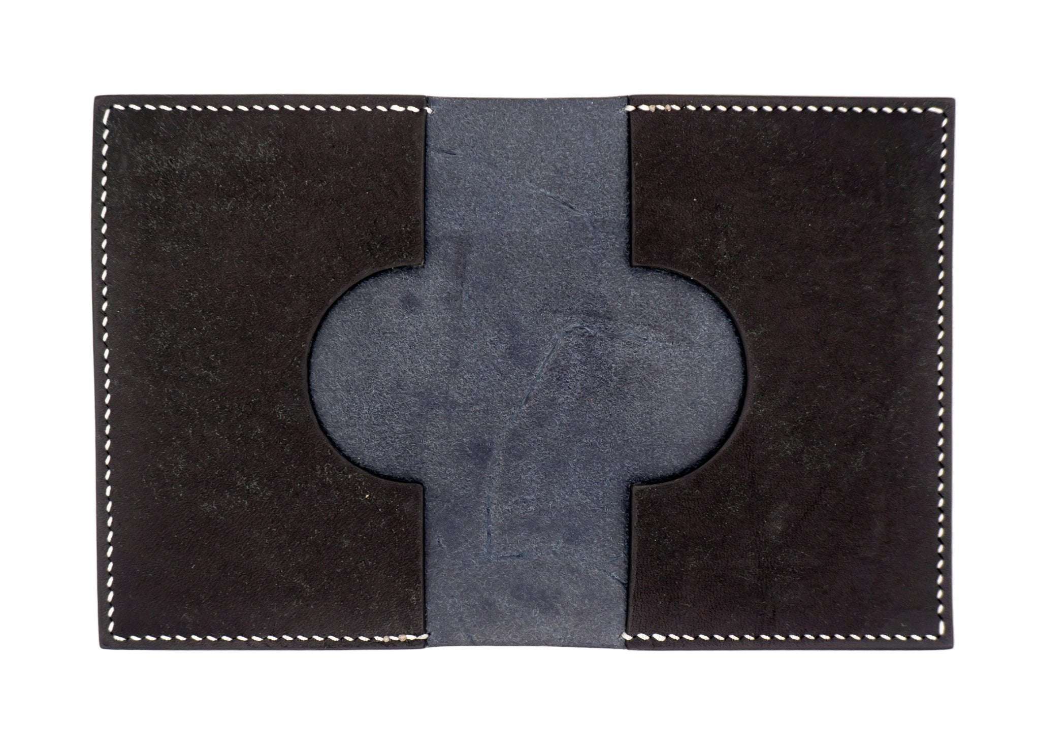 The Fold: Slim Minimal Leather Bifold Card Holder and Wallet