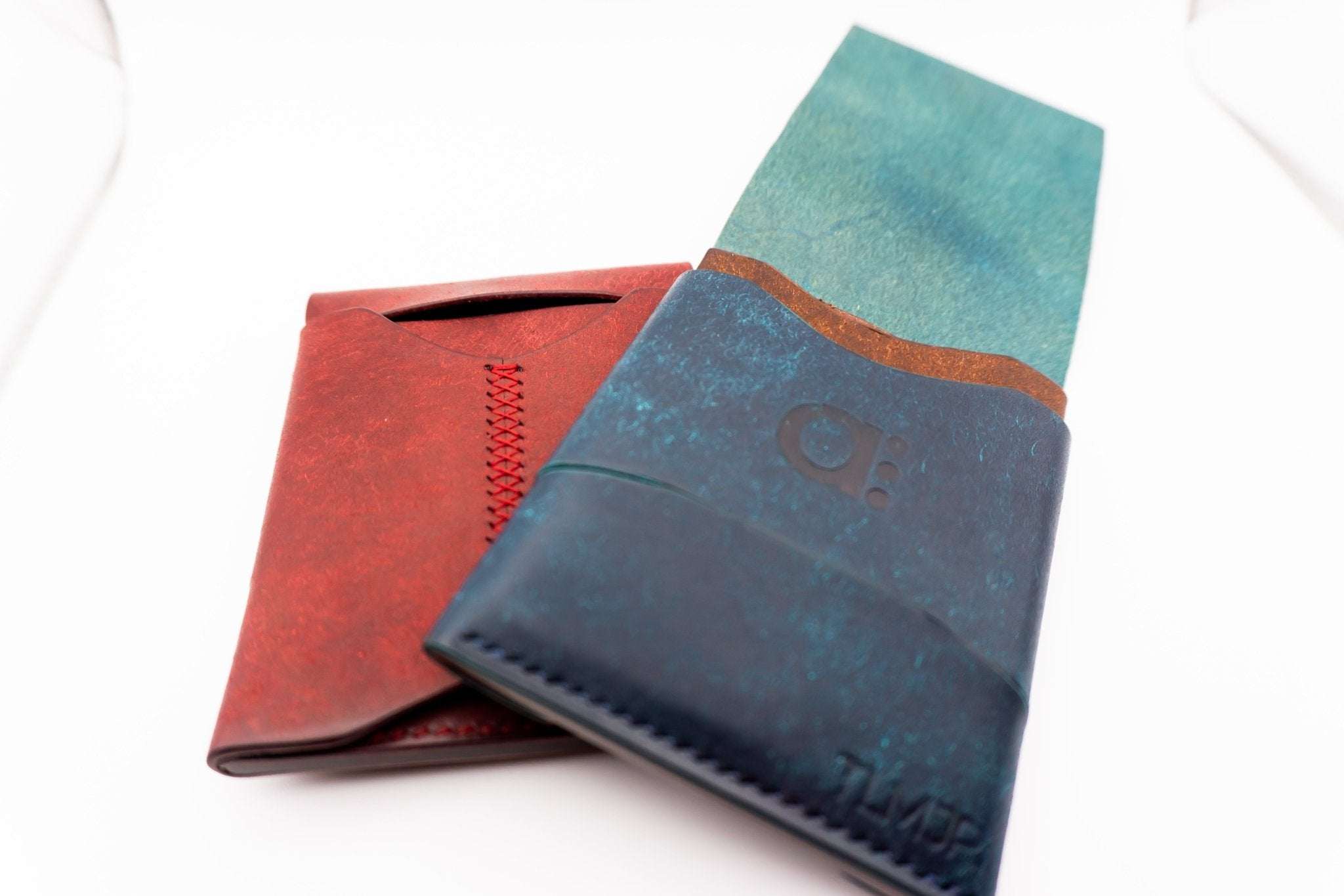 The McClendon: Minimal Flap Style Leather Card Holder
