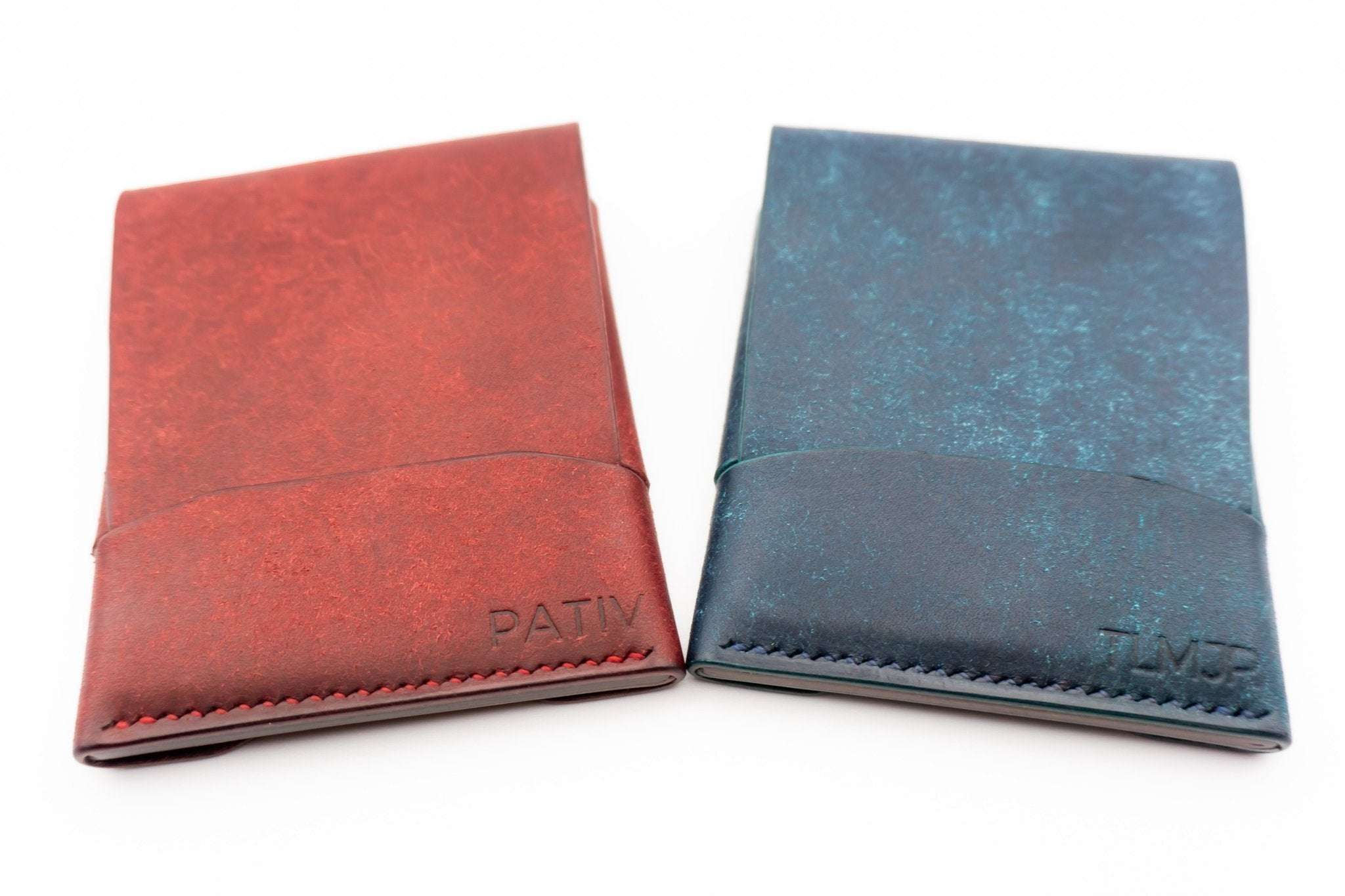 The McClendon: Minimal Flap Style Leather Card Holder