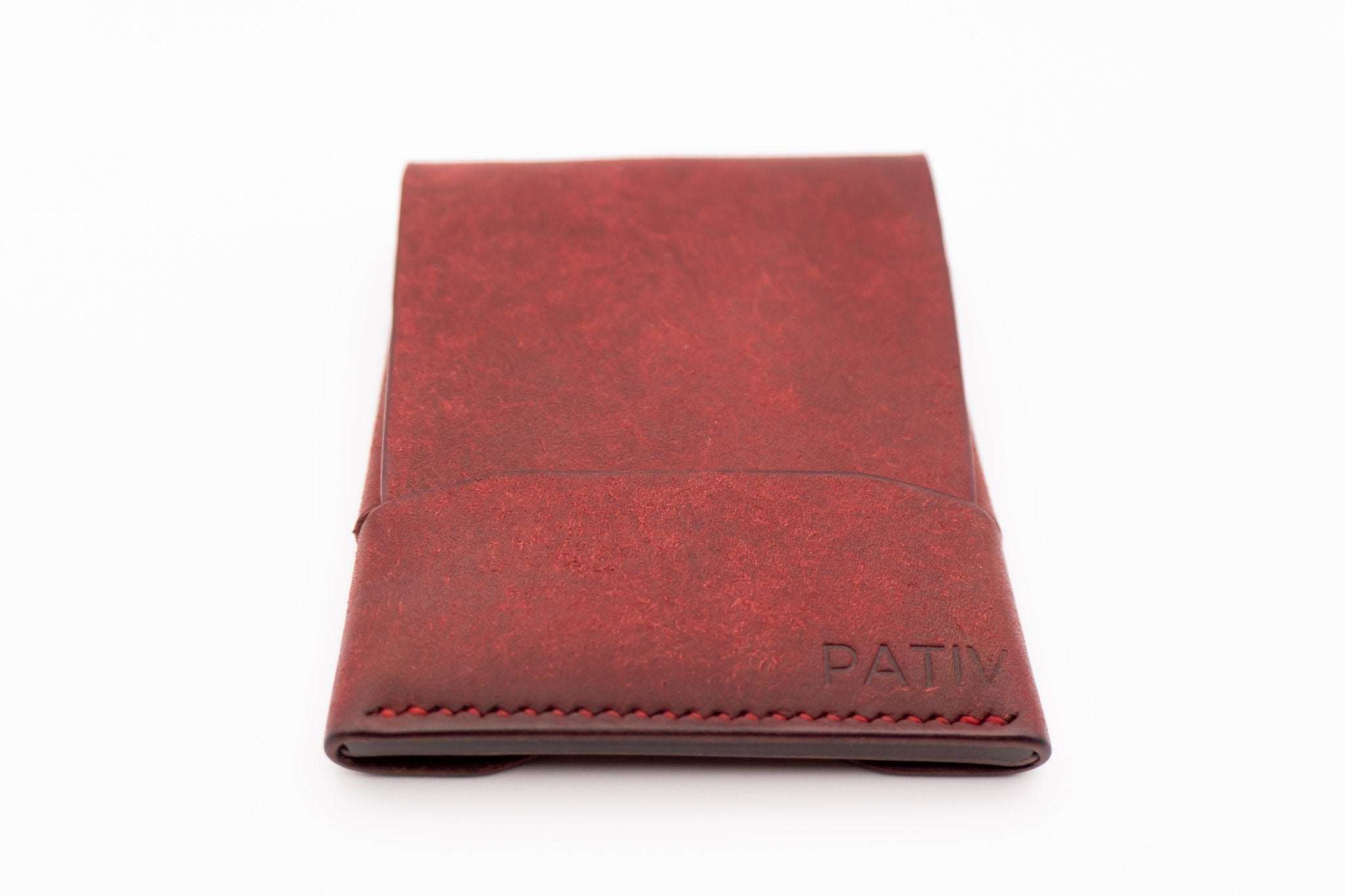 The McClendon: Minimal Flap Style Leather Card Holder