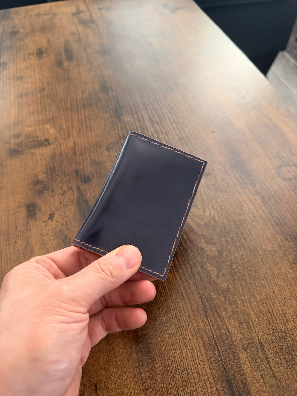 The Shell Buttero Emrys Bifold Wallet Ready-Made (Blue) - Atelier Evighet - Wallet