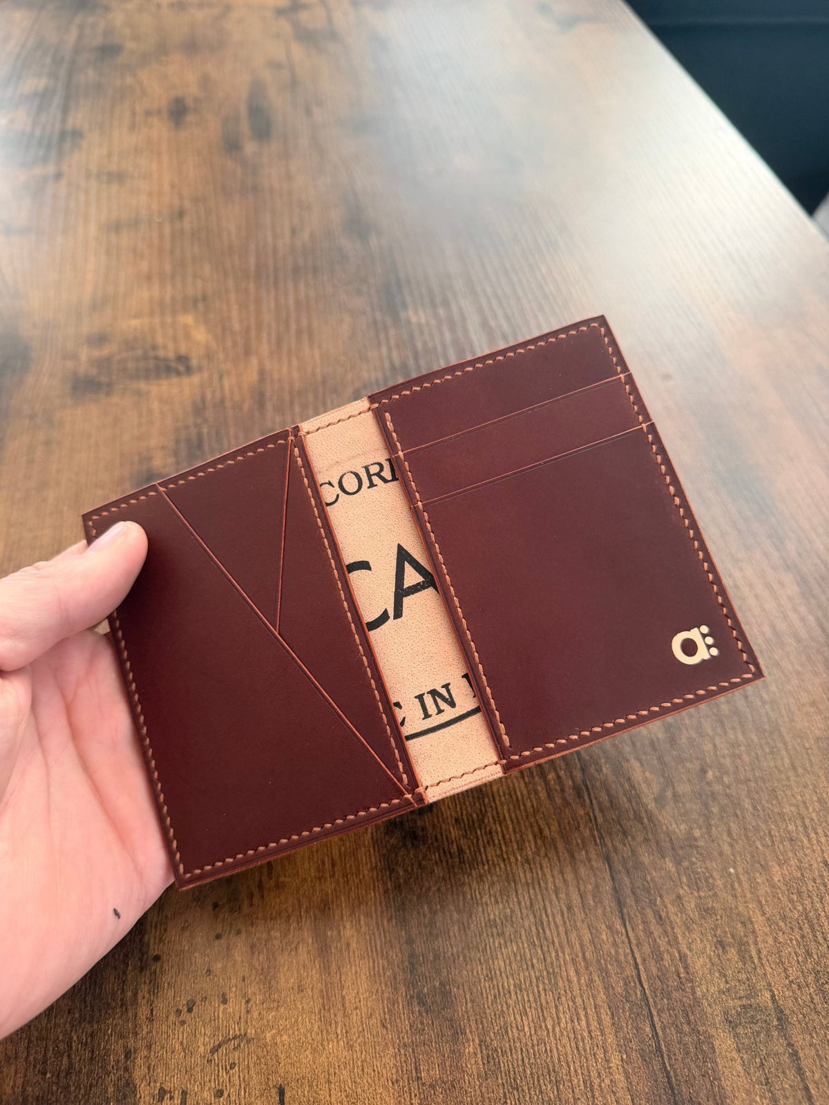 The Shell Buttero Emrys Bifold Wallet Ready-Made (Blue) - Atelier Evighet - Wallet