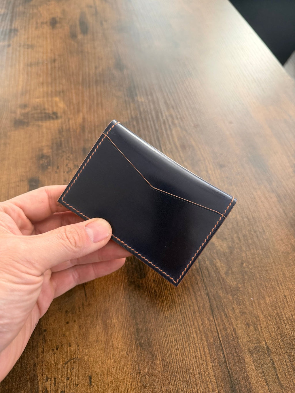 The Shell Buttero Emrys Bifold Wallet Ready-Made (Blue) - Atelier Evighet - Wallet