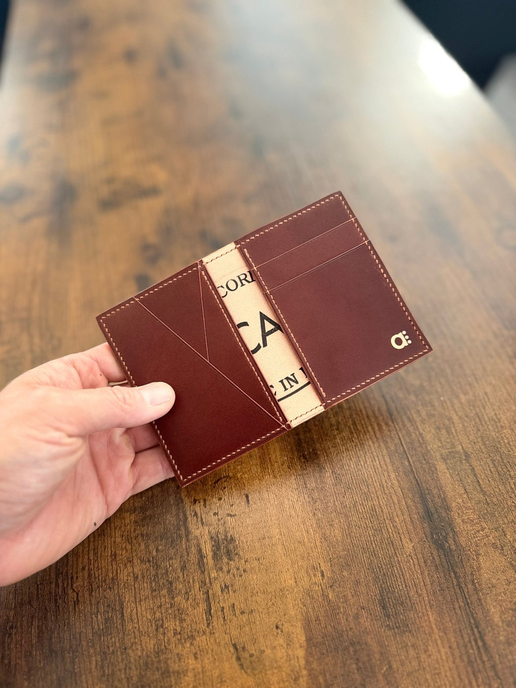 The Shell Buttero Emrys Bifold Wallet Ready-Made (Blue) - Atelier Evighet - Wallet