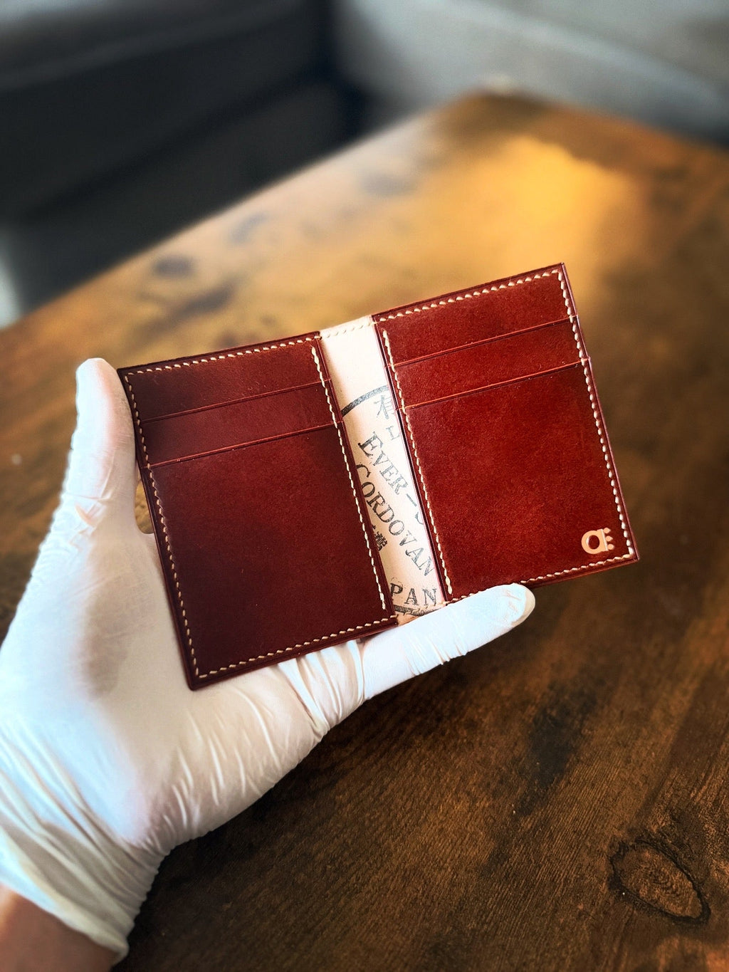 The Shell Buttero Emrys: Premium Slim Leather Bifold Wallet - Atelier Evighet - Wallet